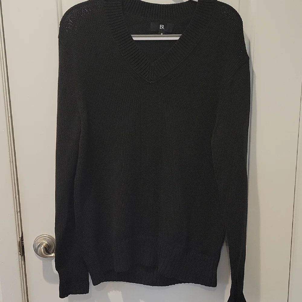 Banana Republic Men's Cotton Black Sweater Size M
